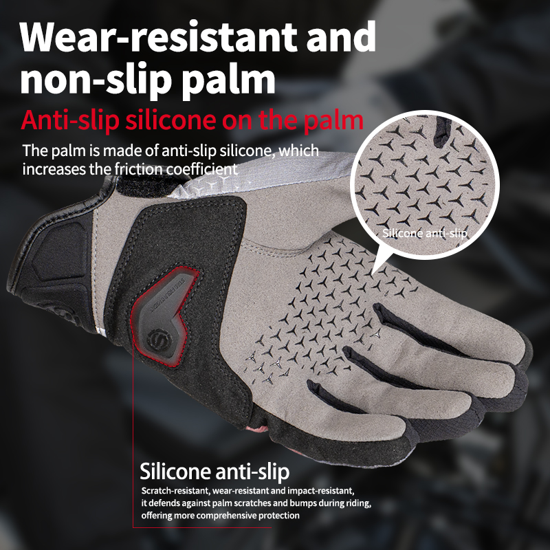 Gants de moto SFK blancs imper - Motorcycle Gear White avis et prix