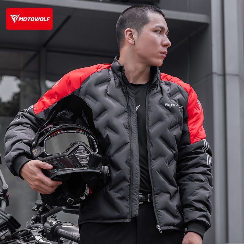 Doudoune de moto d'hiver imper - Motorcycle Gear White avis et prix