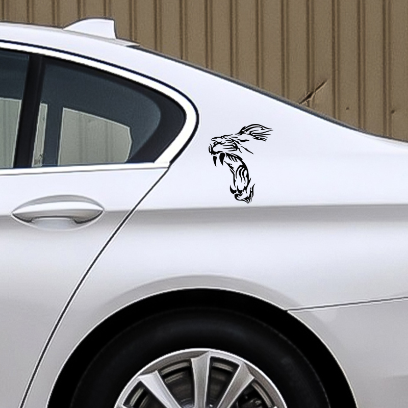 YAWN LION – autocollants en vi - Motorcycle Gear White avis et prix