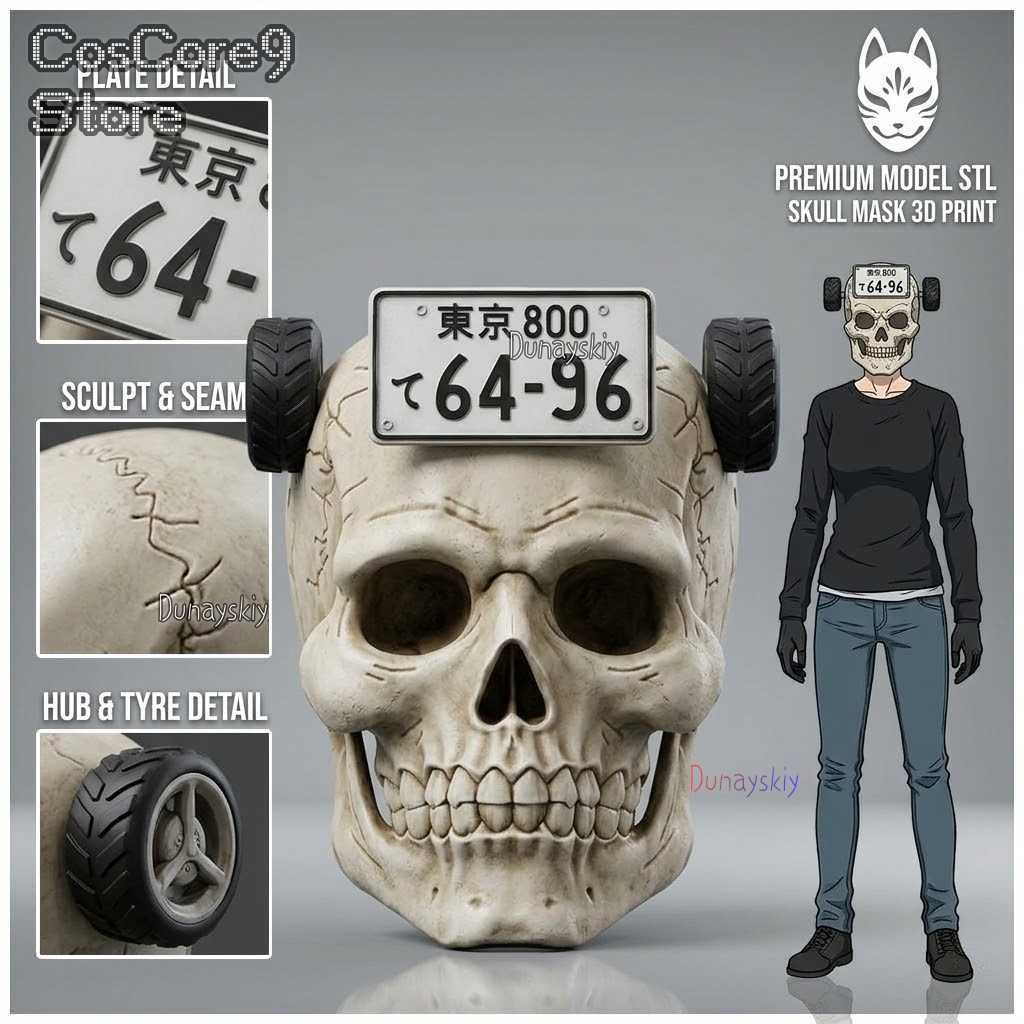 Masque de crâne Dorohedoro Ebi - Helmet Full Face avis et prix