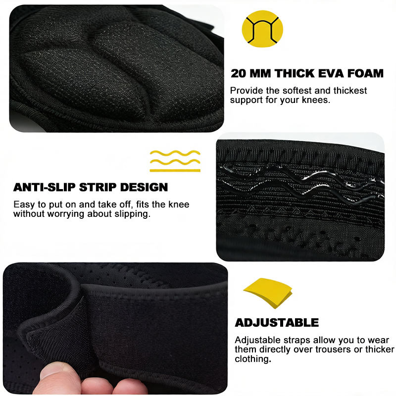 SSUNTAK Genouillères Épaissies - Knee Guard Hard avis et prix