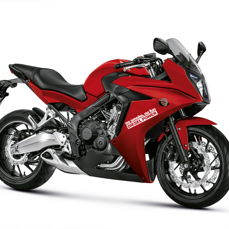 Autocollant de voiture NO SMOK - Motorcycle Gear White avis et prix