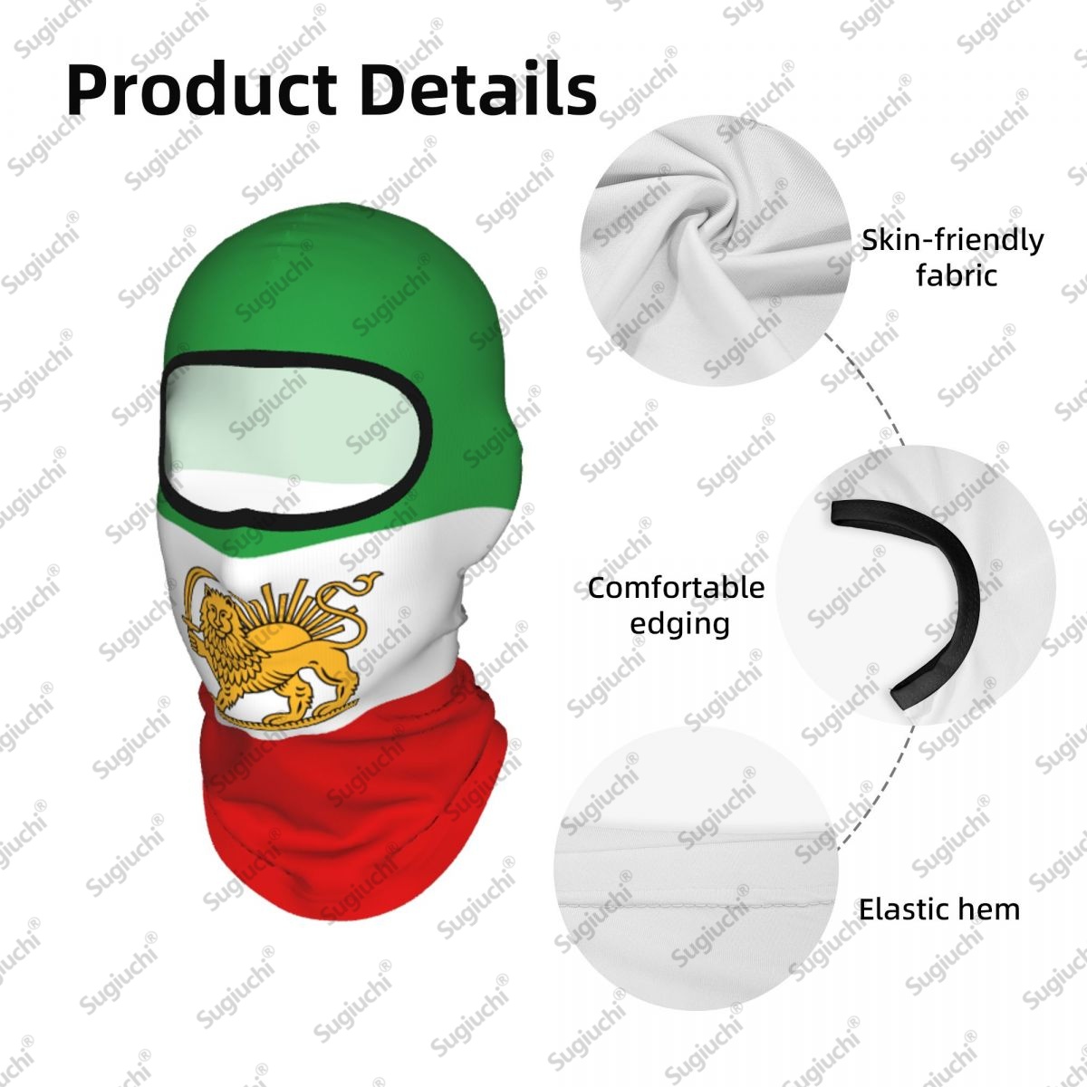 Balaclava Iran Persia Lion pou - Helmet Full Face avis et prix