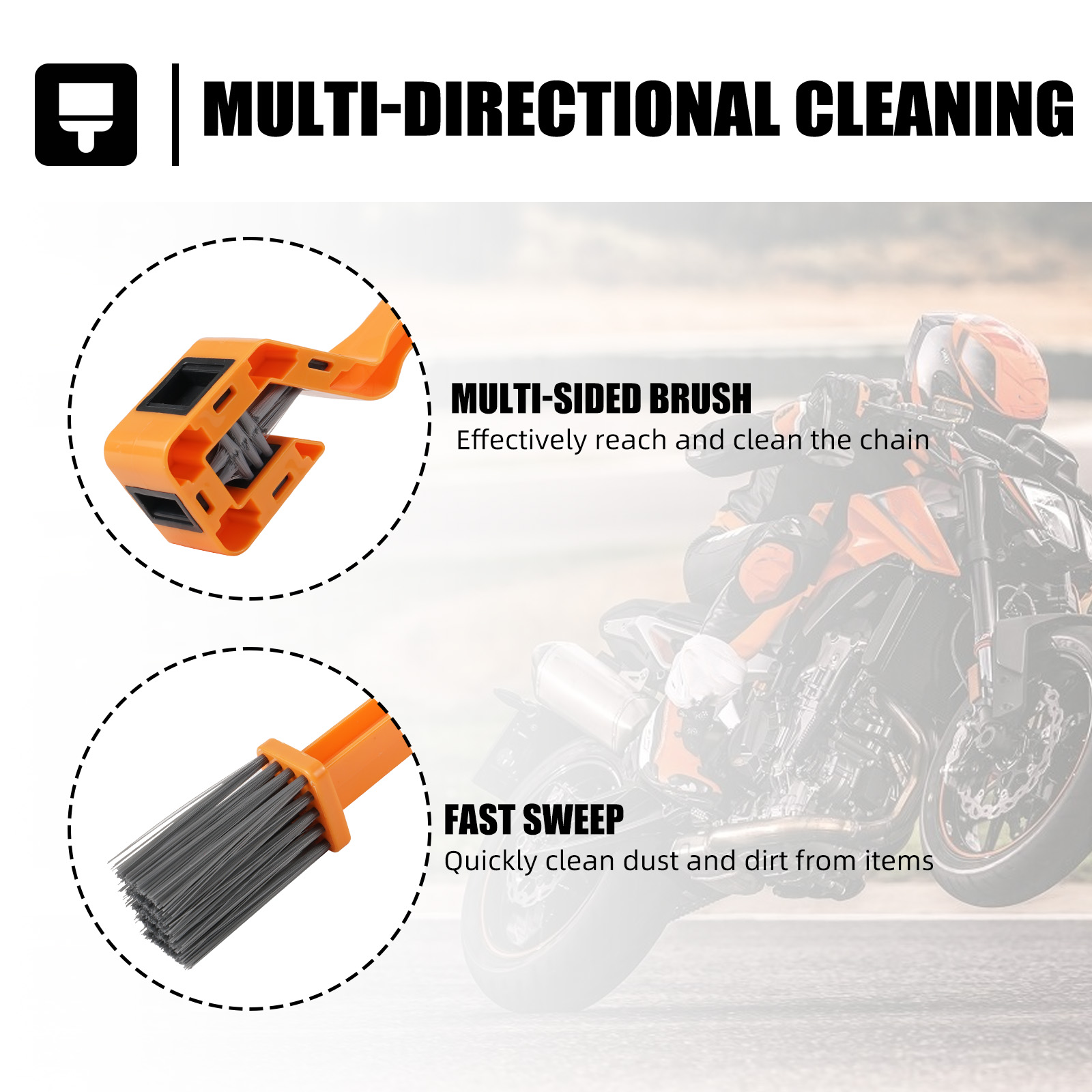 Brosse de nettoyage universell - Motorcycle Gear List avis et prix