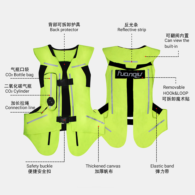 Huanqiu Combinaison d'airbag d - Motorcycle Gear With Airbag avis et prix